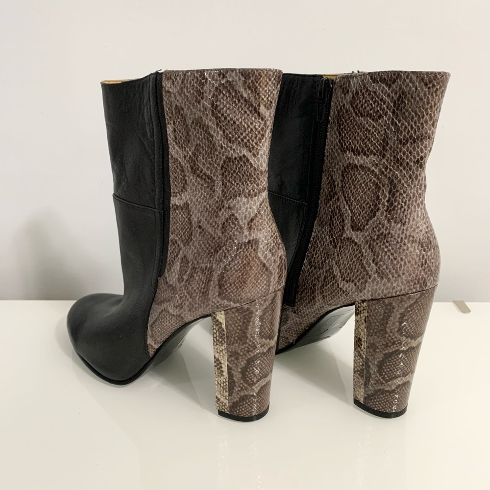Nine West Snakeskin Booties